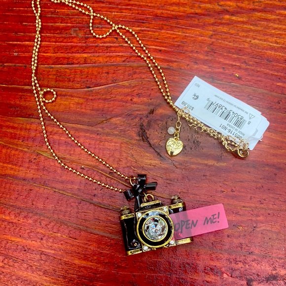 Betsey Johnson Jewelry - BETSEY JOHNSON CAMERA NECKLACE